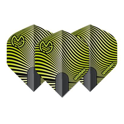 Piórka Winmau Michael van Gerwen Prism Delta Black Green Wave