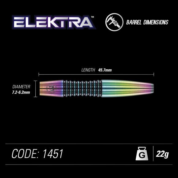 Lotki ELEKTRA steel 90% wolfram Winmau