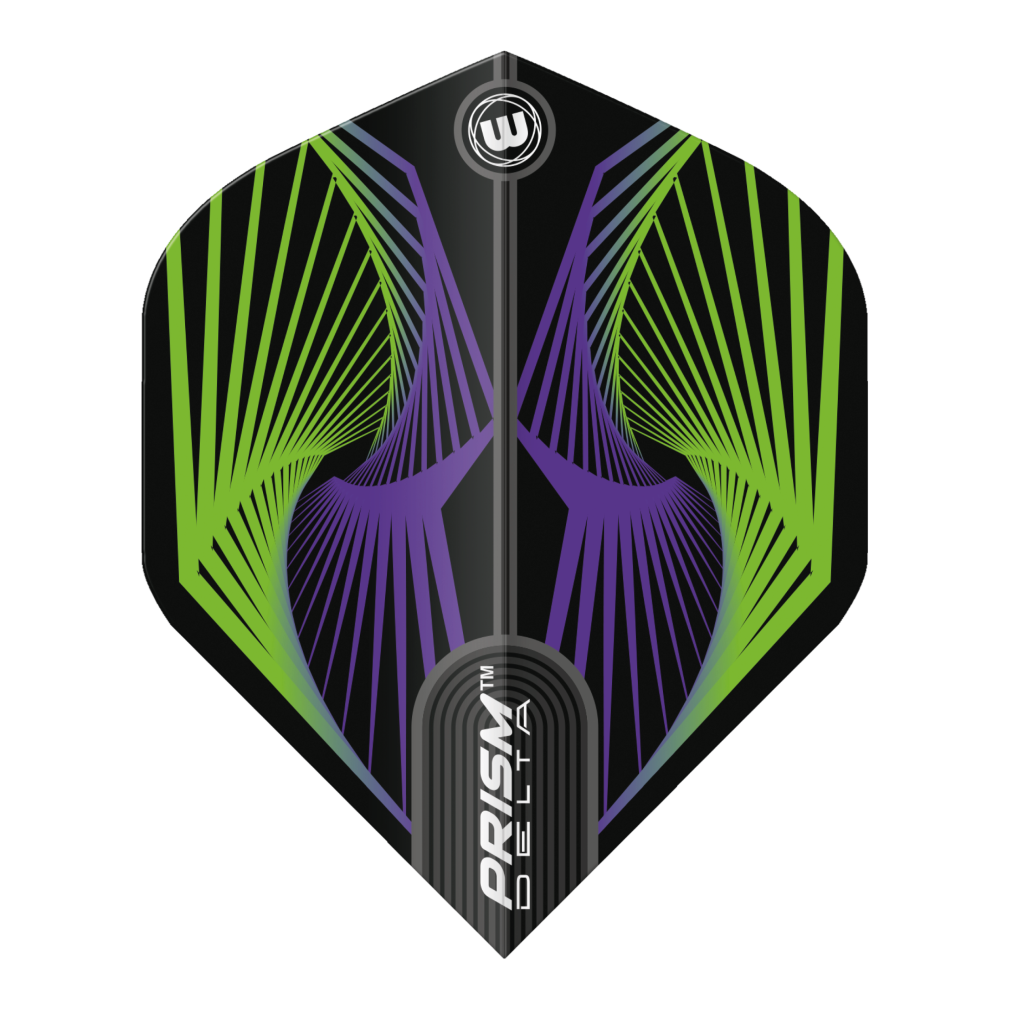 Piórka Winmau Prism Delta Wave Green & Purple