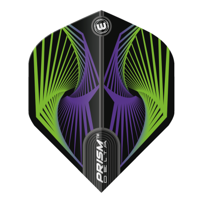 Piórka Winmau Prism Delta Wave Green & Purple