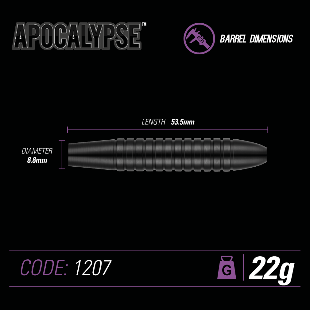 Lotki Apocalypse Winmau steel 1207