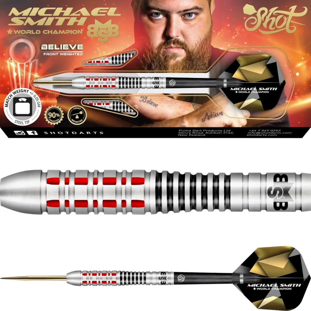 Lotki Shot Michael Smith Believe 90% Steeltip