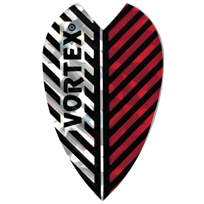 Piórka Harrows Vortex Feather Red/Silver