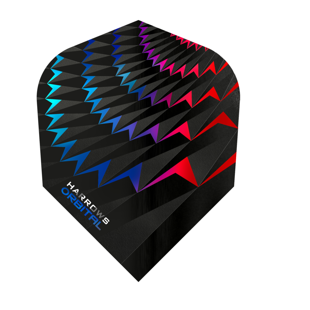 Piórka Harrows Orbital Aqua/Red