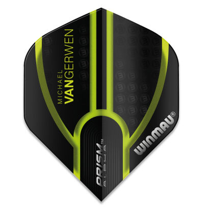 Piórka Winmau Michael van Gerwen Prism Alpha Black Green