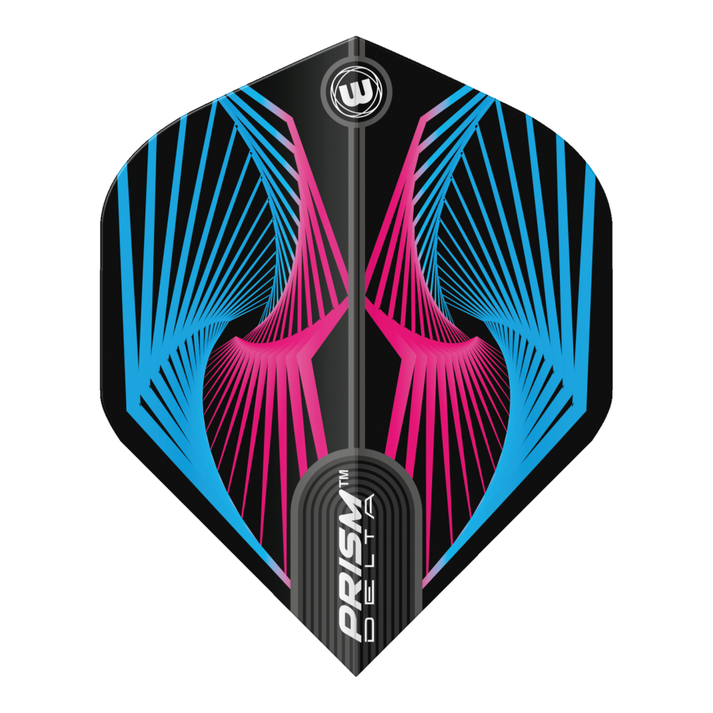 Piórka Winmau Prism Delta Wave Blue & Pink