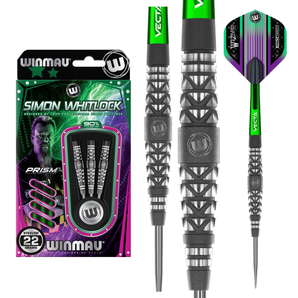 lotki steel winmau SIMON WHITLOCK ATOMISED 90%