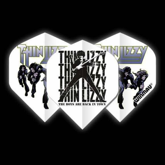 Winmau Rock Legends Thin Lizzy White