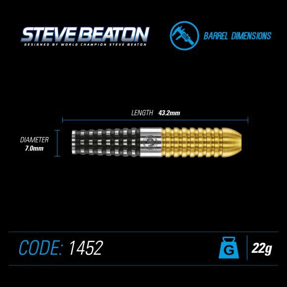 Lotki STEVE BEATON S.E.  steel 90% wolfram winmau