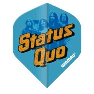 Winmau Rock Legends Status Quo Blue Logo