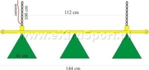 Lampa bilardowa 3-kl PYRAMIDA3 - 2